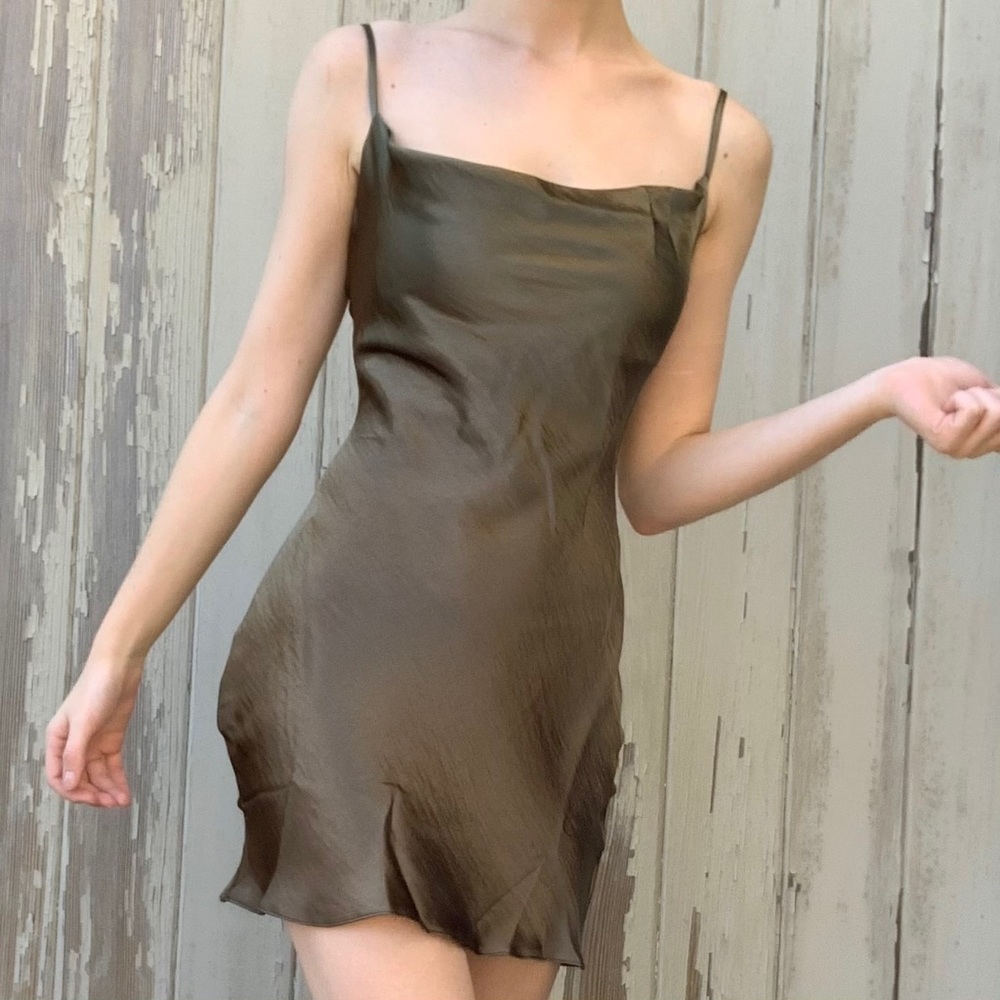 ASOS DESIGN cami mini slip dress